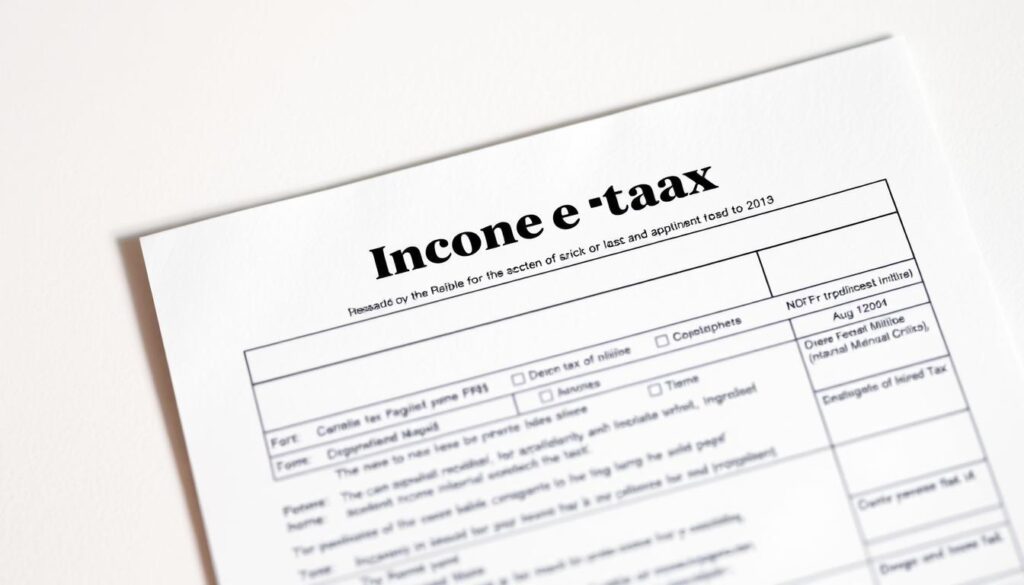 income tax form