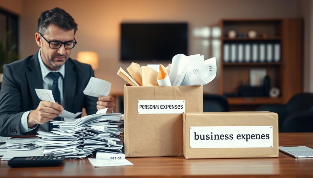 business expenses separation