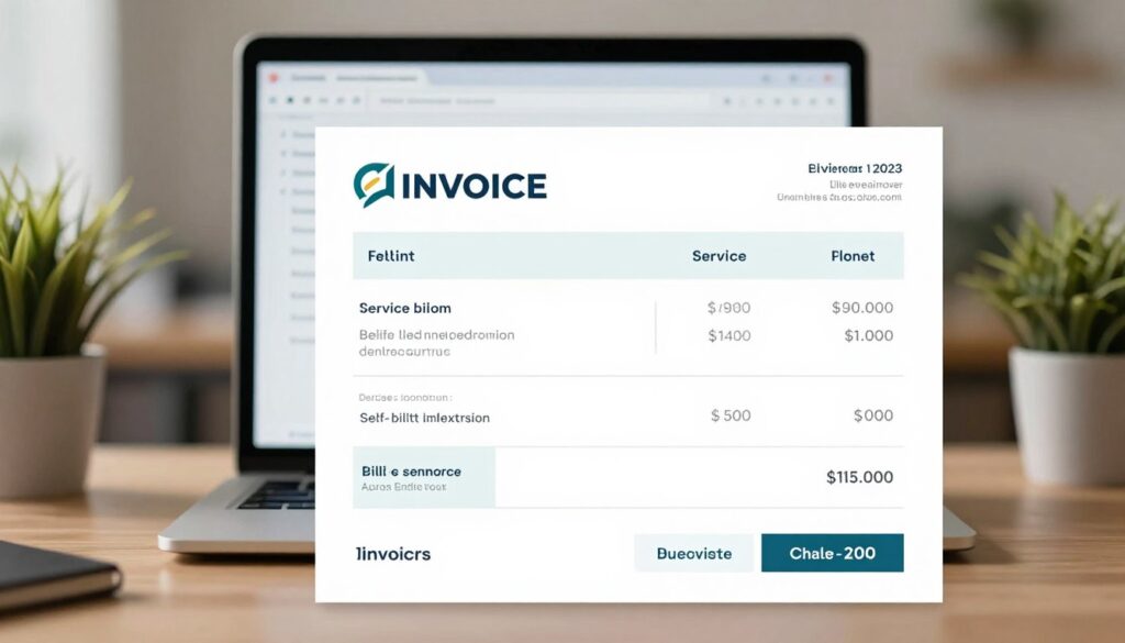 self-billed e-invoice