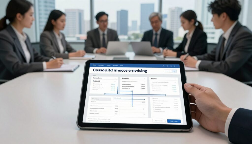 consolidated e-invoice