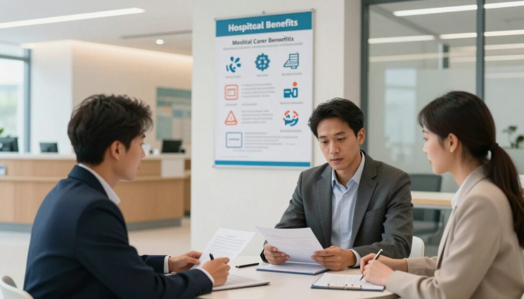 hospital benefits for employment injuries