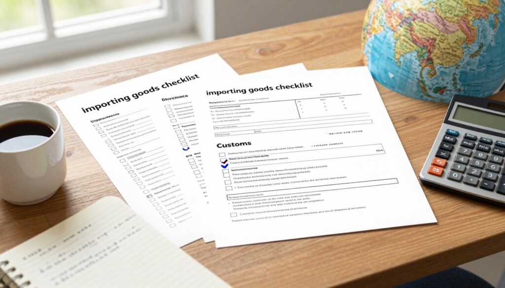 importing goods checklist