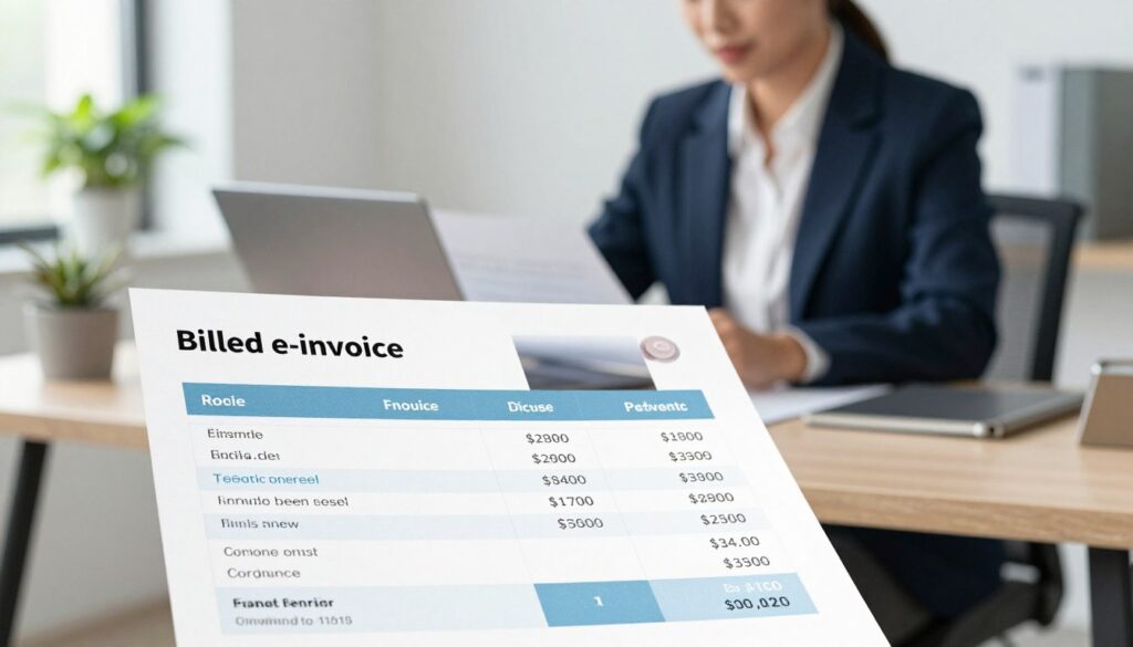 self-billed e-invoice