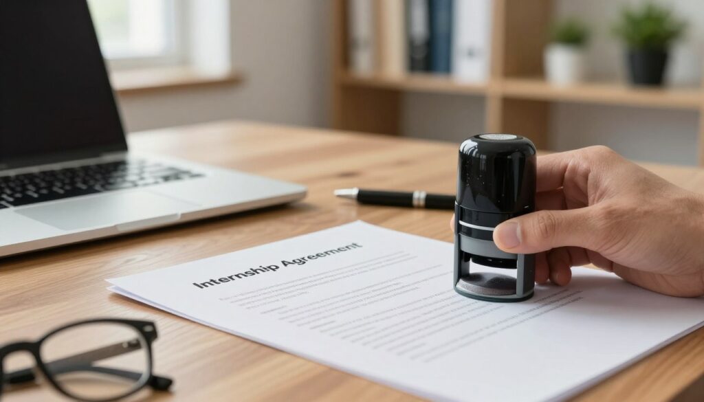 stamping internship agreement