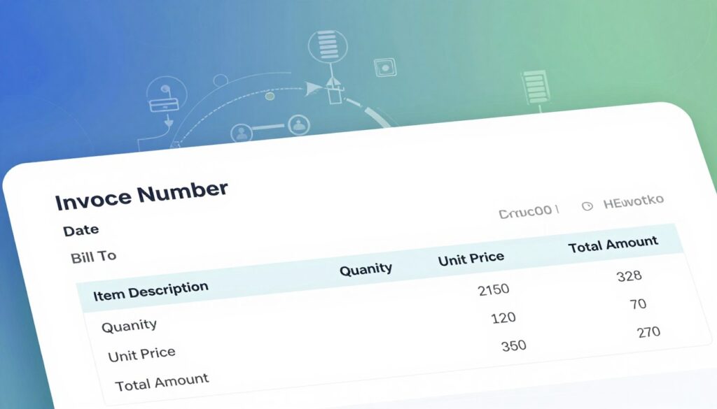e-invoice data fields